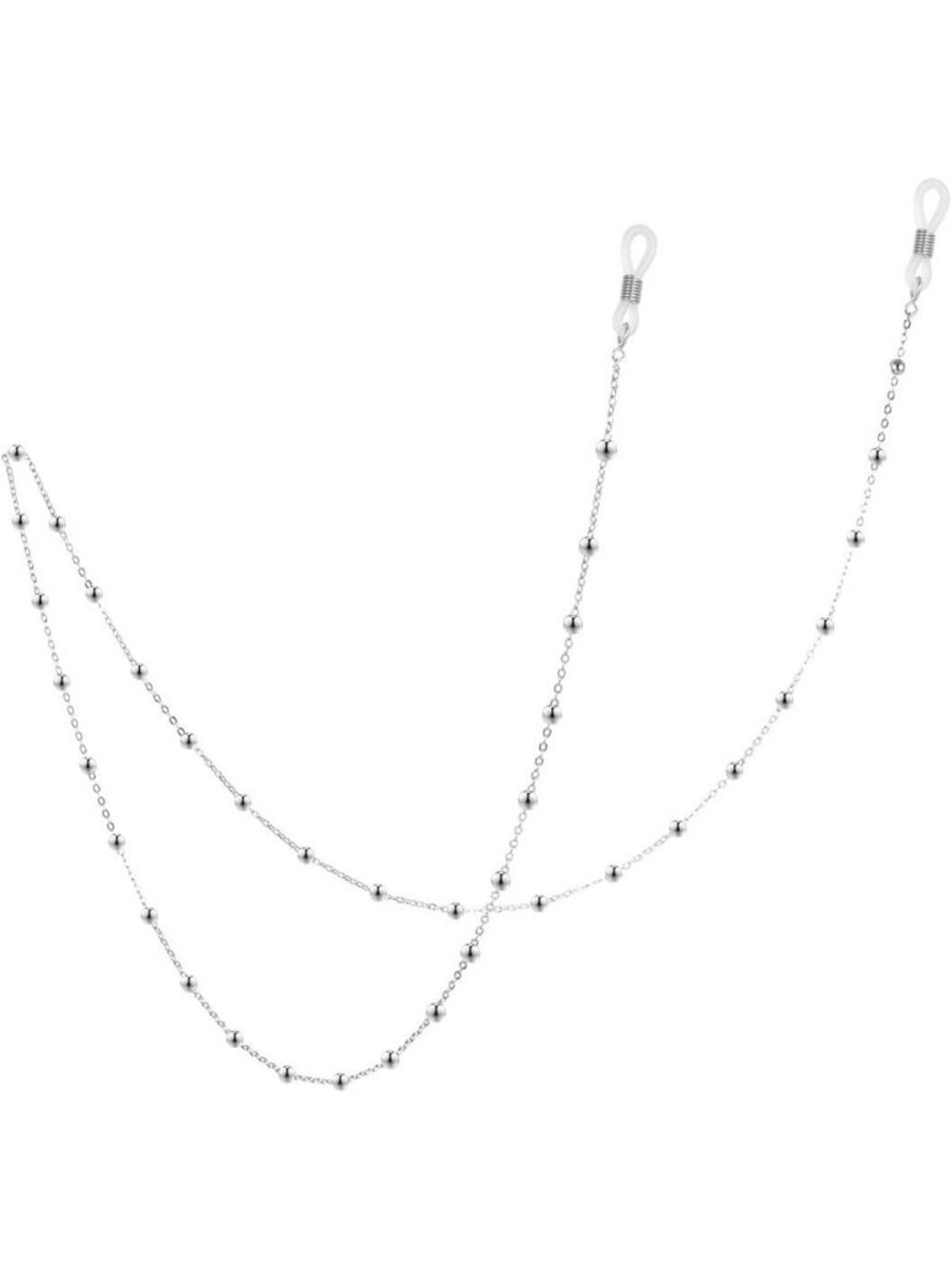 Stylish 925 Sterling Silver Eyeglass Chain for Women | Fashionable Glasses Strap